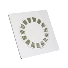 Yerüstü trap TM.14600, alt çıxışlı, plastik, 15x15 sm