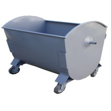 Zibil konteyneri Azpark APP-19, boz, 1100 l, 114х87х118 sm
