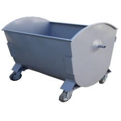 Мусорный контейнер Azpark APP-19, серый, 1100 л, 114х87х118 см