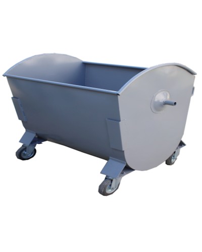Zibil konteyneri Azpark APP-19, boz, 1100 l, 114х87х118 sm
