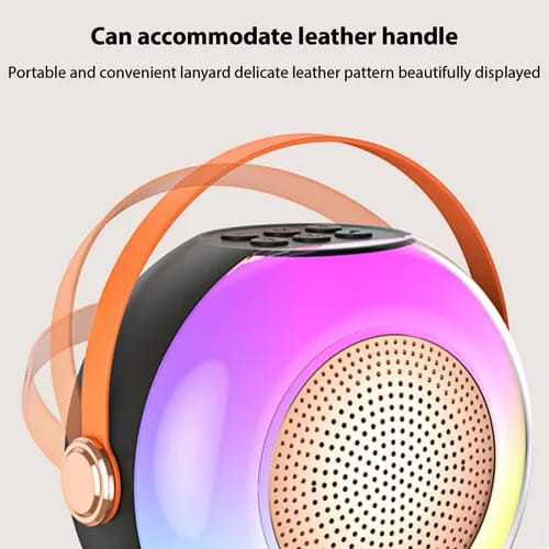 Микрофон-караоке, портативная колонка MADEL A6 black Микрофон-караоке, портативная колонка MADEL A6 black