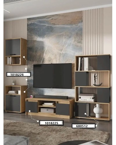 TV üçün tumba 3563_LETNEWPicAndrZol, LDSP, rəngbərəng, 40x36x114 sm