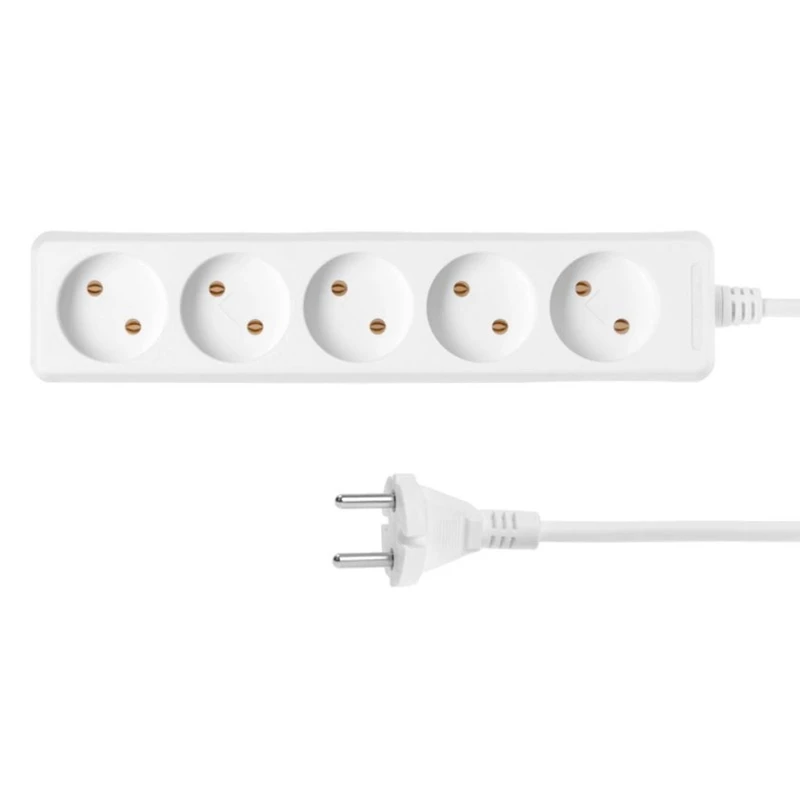 Удлинитель 2E, 3 м, 5-розеточный (2E-U05M3) Удлинитель 2E, 3 м, 5-розеточный (2E-U05M3)