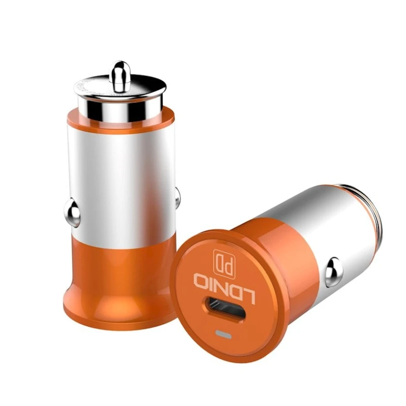 Зарядное устройство автомобильное LDNIO C61C Orange Зарядное устройство автомобильное LDNIO C61C Orange