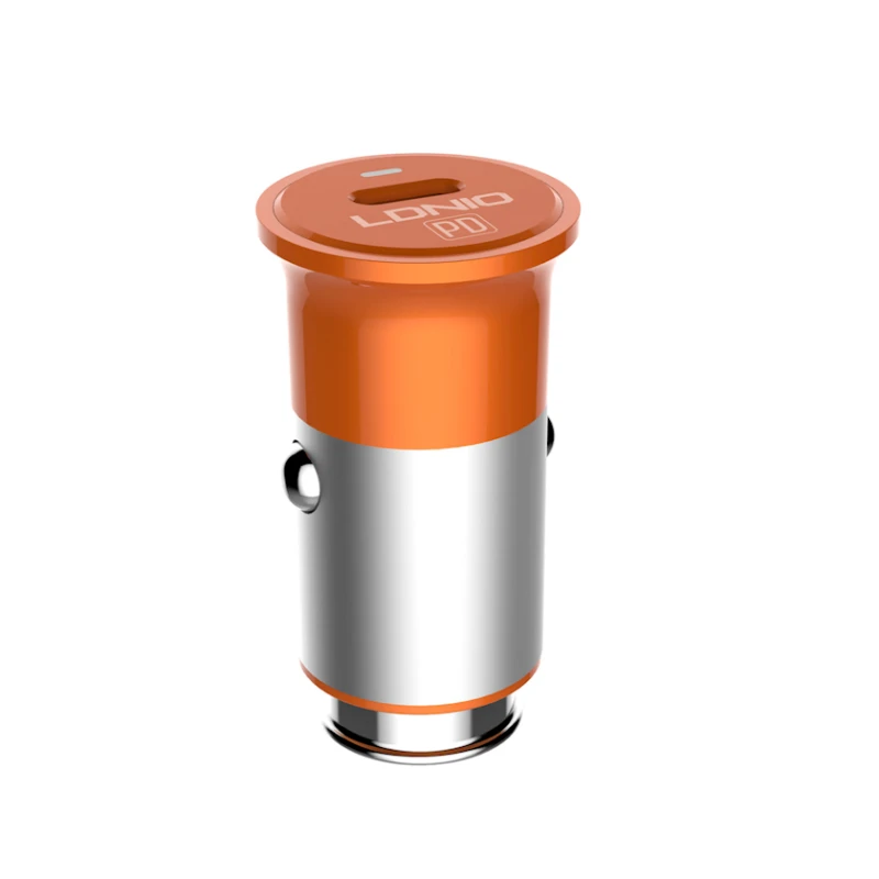 Зарядное устройство автомобильное LDNIO C61C Orange Зарядное устройство автомобильное LDNIO C61C Orange