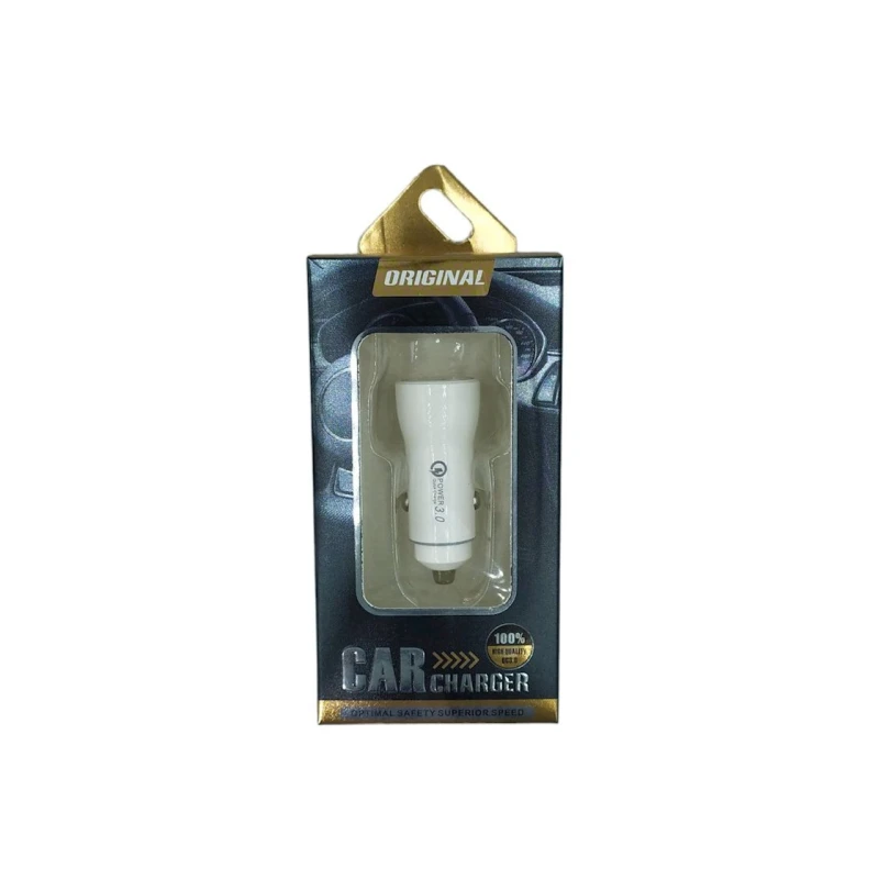 Avtomobil enerji toplama cihazı Fast Car Charger 3.0 White