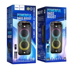 Портативная колонка Hoco DS58 + беспроводные наушники Hoco EW64 White В подарок