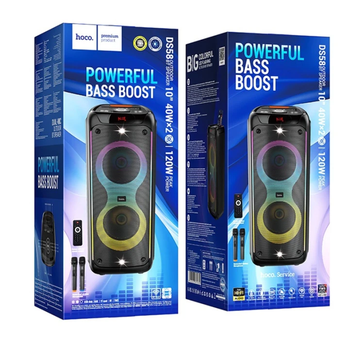 Портативная колонка Hoco DS58 + беспроводные наушники Hoco EW64 White В подарок Портативная колонка Hoco DS58 + беспроводные наушники Hoco EW64 White В подарок