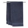 Полотенце для рук JYSK Nora By Kronborg 2119138, 40x60 см, хлопок, темно-синий