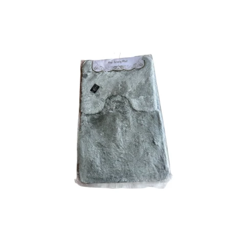 Комплект ковриков для ванной New Luxury Mat 2110000003845, 50x80/50x40 см, ворс ламы, серый, 2 шт. Комплект ковриков для ванной New Luxury Mat 2110000003845, 50x80/50x40 см, ворс ламы, серый, 2 шт.