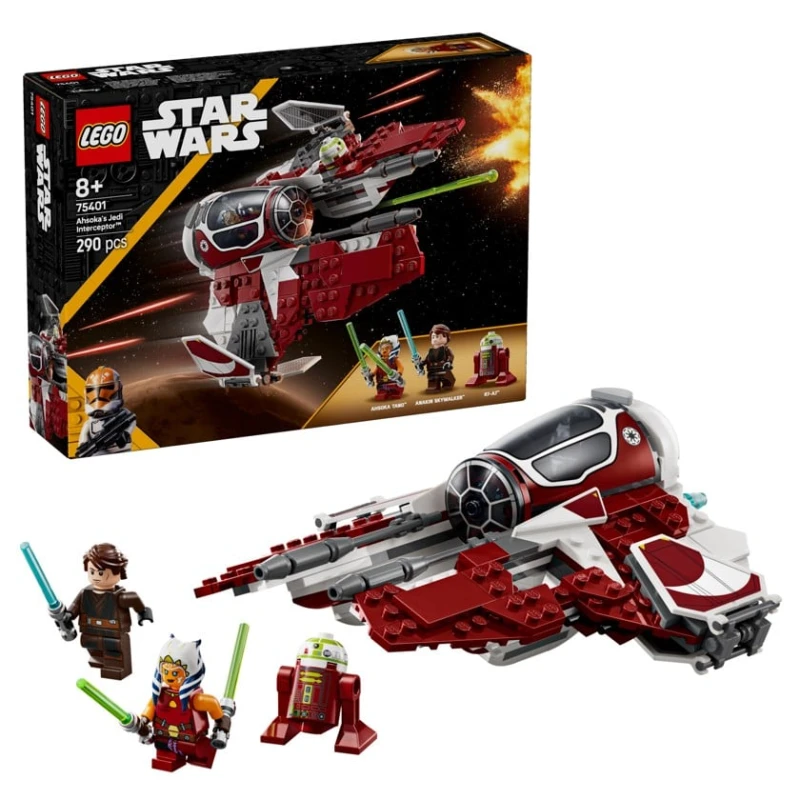 Конструктор LEGO Star Wars Ahsoka's Jedi Interceptor 75401, 8+ лет, 290 элементов