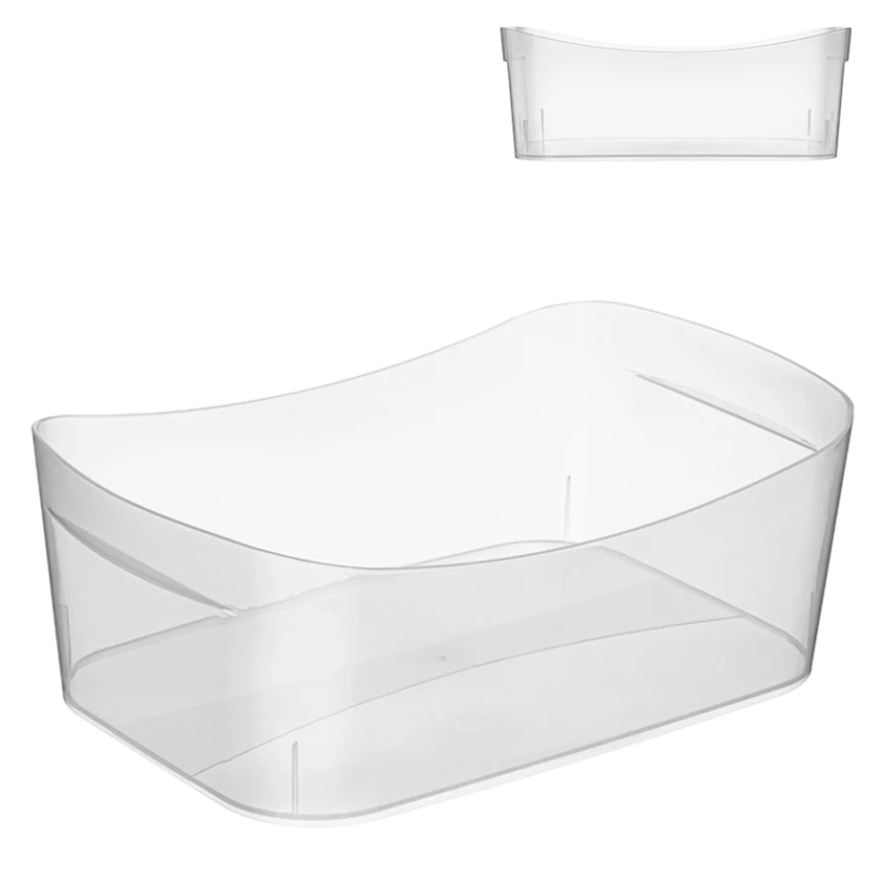 Органайзер, 4.5 л, 29х19х10.5 см, полипропилен, прозрачный Органайзер, 4.5 л, 29х19х10.5 см, полипропилен, прозрачный