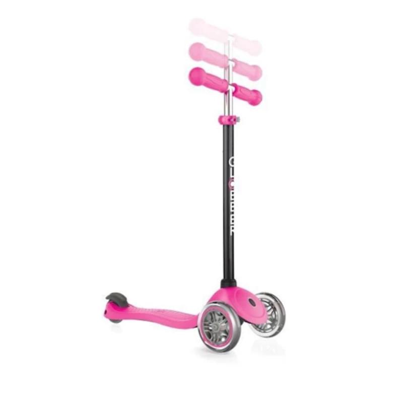 Самокат-кикборд Globber Primo V2 T-bar Noir, детский, от 3 лет, максимальный вес 50 кг, розовый