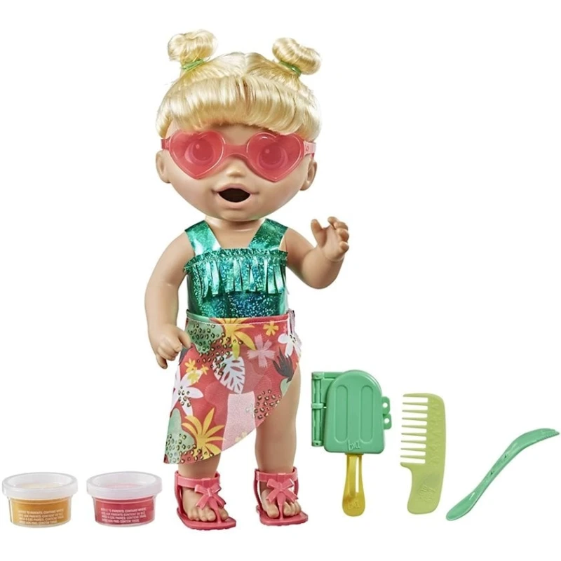 Пупс Hasbro Baby Alive Sunshine Snacks пластик, от 3 лет, разноцветный