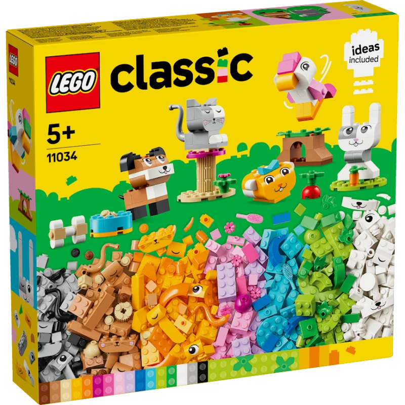 Конструктор LEGO Classic Creative Pets 11034, от 5 лет, 450 элементов