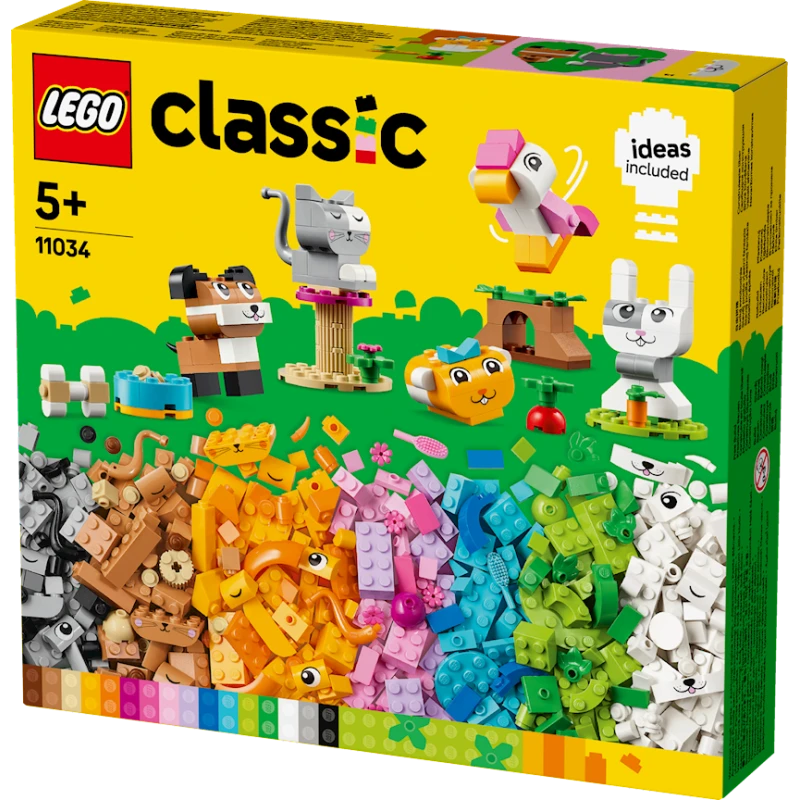 Конструктор LEGO Classic Creative Pets 11034, от 5 лет, 450 элементов
