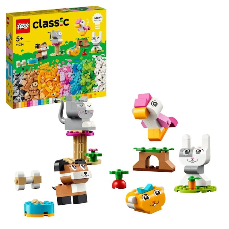 Конструктор LEGO Classic Creative Pets 11034, от 5 лет, 450 элементов