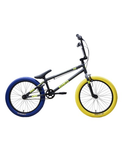 Velosiped Stark Madness BMX 1, göy/qara/sarı, 20