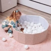 Детский сухой бассейн BabyJem, 83х30 см, 12+ месяцев, бежевый c шариками 100 шт Детский сухой бассейн BabyJem, 83х30 см, 12+ месяцев, бежевый c шариками 100 шт