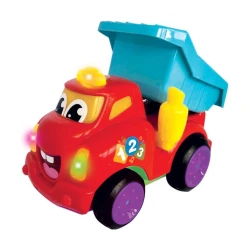 Интерактивная развивающая игрушка Азбукварик, Музыкальный Красный Самосвал, красная, 17х12х11.5 см Интерактивная развивающая игрушка Азбукварик, Музыкальный Красный Самосвал, красная, 17х12х11.5 см