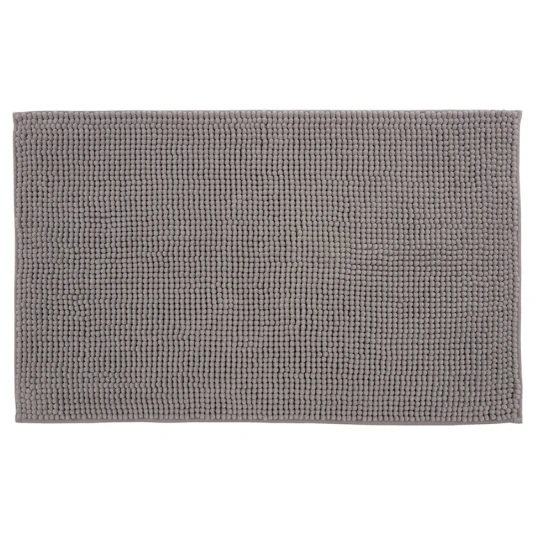 Коврик для ванной JYSK Fagersta 2520558, 50x80 см, полиэстер, серый