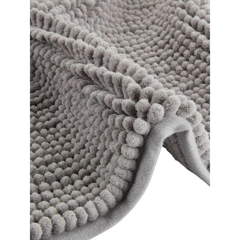 Коврик для ванной JYSK Fagersta 2520558, 50x80 см, полиэстер, серый