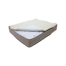 Qoruyucu döşək üzü Royal Home Tekstil Lama Icy/Yun, 180x200 sm, dörd tərəfdən rezin, ağ