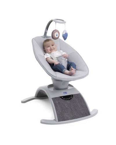 Üşaqlar üçün elektron şezlonq Chicco Comfy Wave Grey