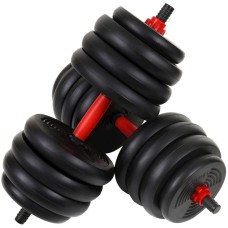 Qantellər Dumbbell 2 əd, hər biri 20 kq, qara