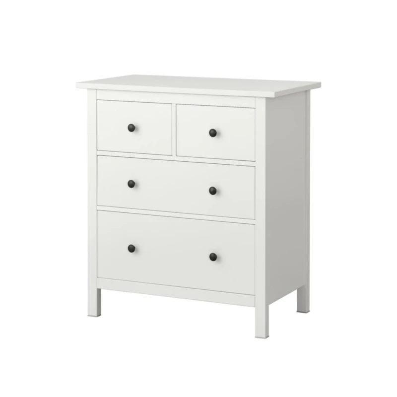 Комод Ev Plus, 85x78x45 см, ЛДСП, белый