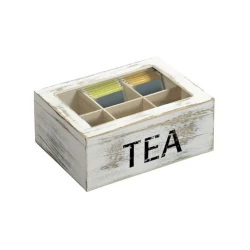 Органайзер для чая Kesper, дерево, серый