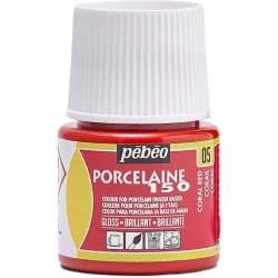Краска для фарфора Pebeo Porcelaine 150 05 Coral Red 45 мл
