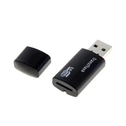 USB переходник для MicroSD, черный