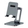 Держатель для телефона Baseus Foldable Metal Desktop Holder for Phones, Gray Держатель для телефона Baseus Foldable Metal Desktop Holder for Phones, Gray