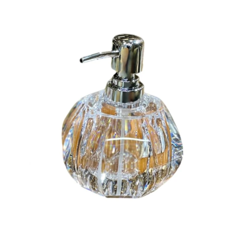 Мыльница для жидкого мыла nh_9adf, стекло, прозрачная, 180 мл