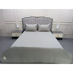 Örtük və yastıq üzü dəsti Pima Cotton ET-1493, 180x230/50x70 sm, birnəfərlik, boz