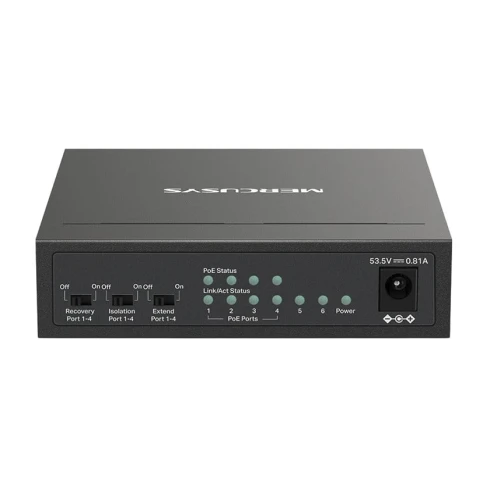 Коммутатор Mercusys PoE switch MS106LP