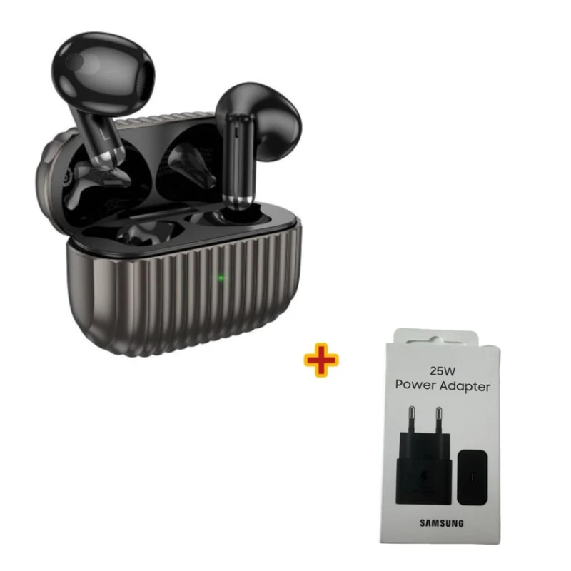 Simsiz qulaqlıq Hoco EW67 Black + adapter