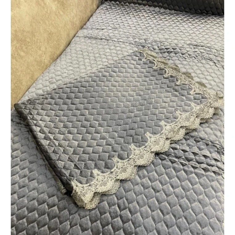 Набор накидок для дивана MM Tekstil MM-82, серый, 3 шт Набор накидок для дивана MM Tekstil MM-82, серый, 3 шт