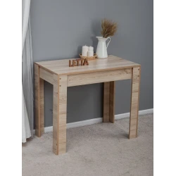 Стол обеденный Letta, ЛДСП, бежевый, 75.5х53х89 см