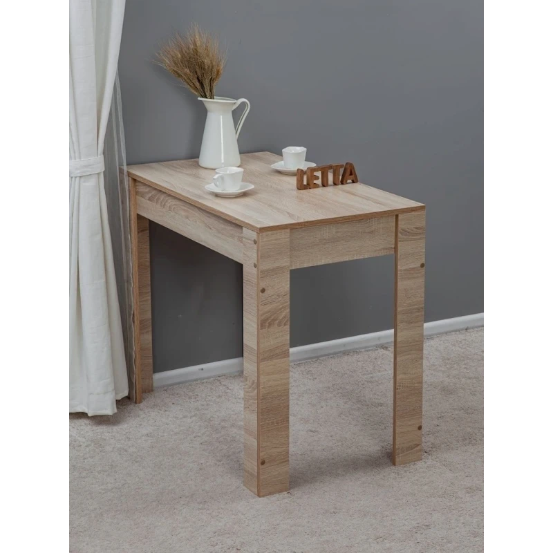 Стол обеденный Letta, ЛДСП, бежевый, 75.5х53х89 см Стол обеденный Letta, ЛДСП, бежевый, 75.5х53х89 см