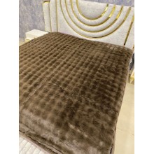 Pled-örtük MiraNova LQ-096, 210×230 sm, bambuk, qəhvəyi