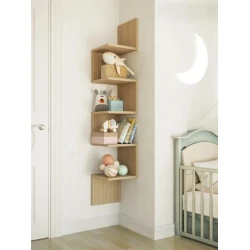 Полка настенная Art Mebel 68, ламинат, 138х25х25 см, бежевая Полка настенная Art Mebel 68, ламинат, 138х25х25 см, бежевая