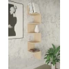 Полка настенная Art Mebel 68, ламинат, 138х25х25 см, бежевая Полка настенная Art Mebel 68, ламинат, 138х25х25 см, бежевая