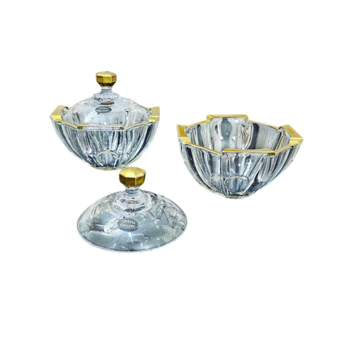 Конфетница Gallery Home GH-000174, прозрачная, 17 см