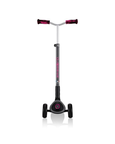Samokat-kikbord Globber Master Prime, uşaqlar üçün, 3 yaşdan, maksimal çəki 50 kq, qara/çəhrayı