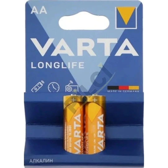 Батарейка Varta Longlife (AAx2) 4106, 2 шт