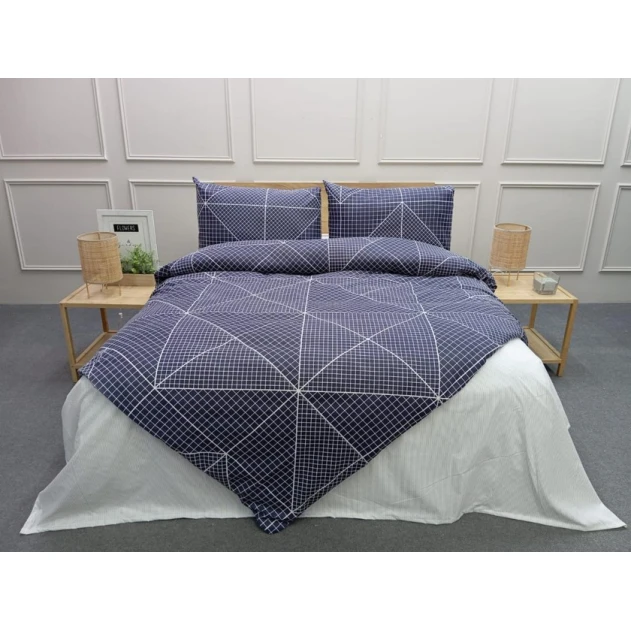 Комплект постельного белья MiraNova FS-459, односпальный, разноцветный, пододеяльник 160x220 см, простыня 160x240 см, наволочка 50x70 см