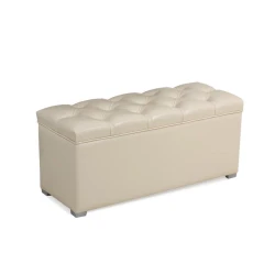 Пуфик 128, бежевый, 40x35x80 см Пуфик 128, бежевый, 40x35x80 см