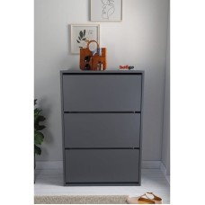 Tumba ayaqqabı üçün Art Mebel, LDSP, antrasit, 30x70x80 sm